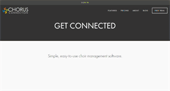 Desktop Screenshot of chorusconnection.com