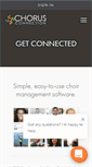 Mobile Screenshot of chorusconnection.com